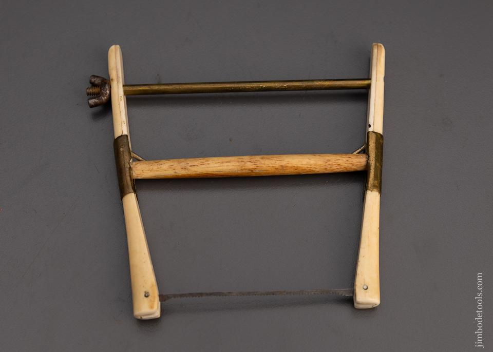 Miniature Bone & Brass Bow Saw 2 1/2 Inch Blade - 100951