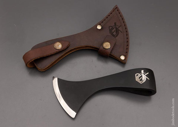 Beautiful, Scary Sharp Axe Head & Sheath - 100962