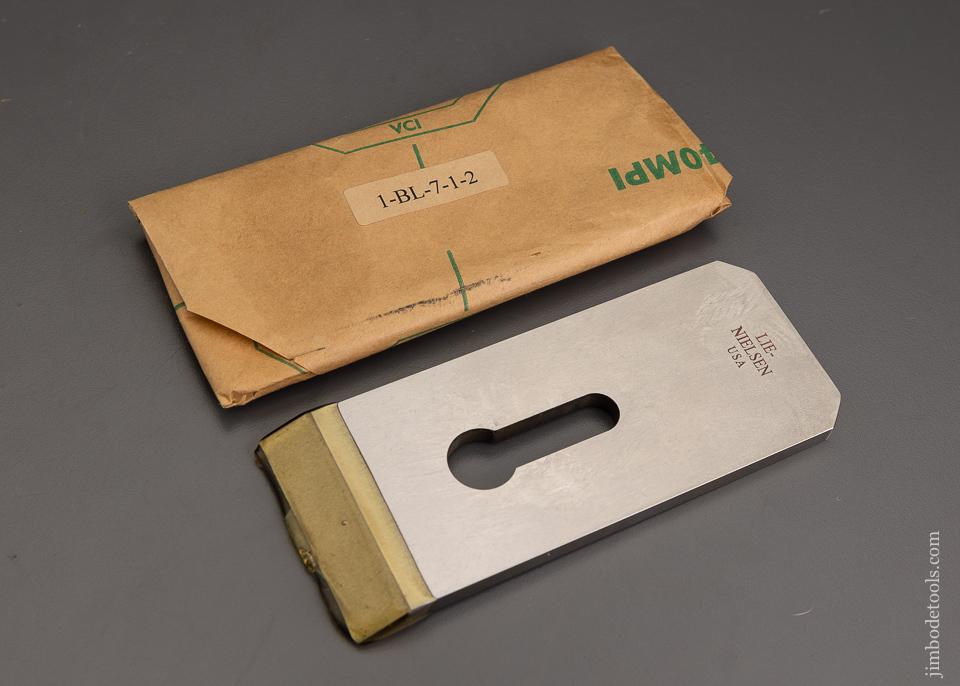 Mint in Wrapper Spare Iron for LIE NIELSEN No. 7 1/2 Low Angle Jointer Plane - 101012
