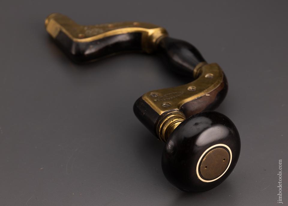 Lovely ROB’T. MARPLES Ebony & Brass Ultimatum Bit Brace - 101021