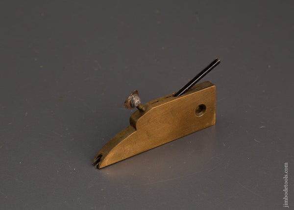 Unusual 2 3/4 Inch Brass Plane - 101024