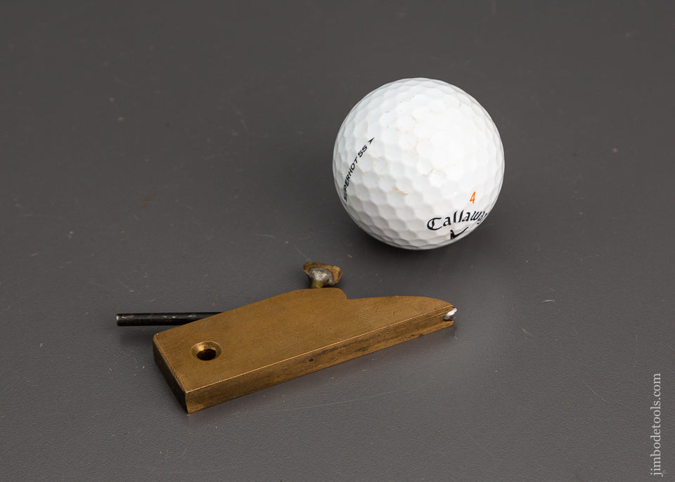 Unusual 2 3/4 Inch Brass Plane - 101024