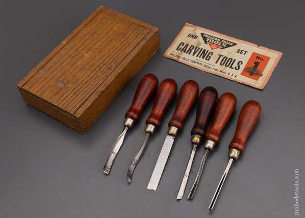 MILLERS FALLS Carving Set Mint in Box - 101031