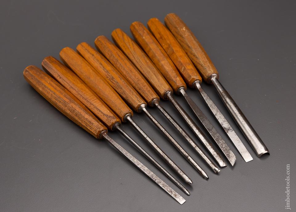 Fine Set of 9 PFEIL Swiss Made Carving Chisels - 101047 – Jim Bode Tools