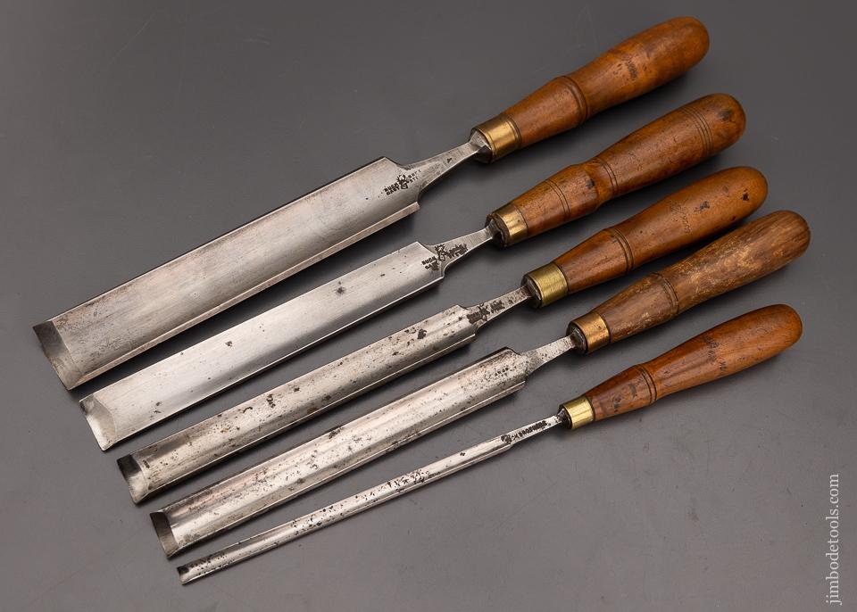 Set of 5 BUCK BROS. Paring Gouges - 101049