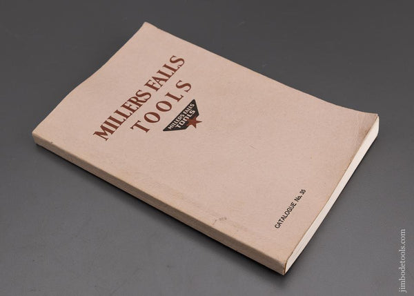 1915 Catalog Reprint “Millers Falls Tools” - 101050