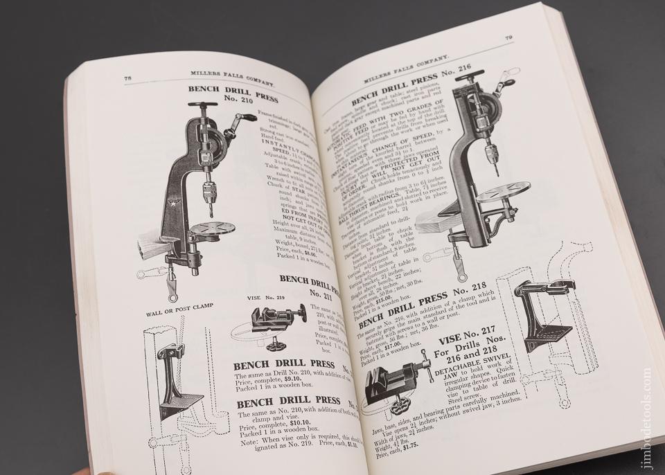 1915 Catalog Reprint “Millers Falls Tools” - 101050