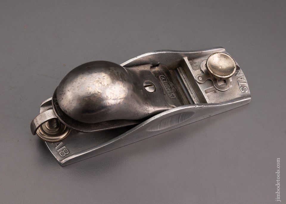 Rare STANLEY No. A18 Aluminum Block Plane Sweetheart - 101053