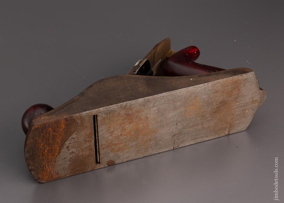 Rare No. 4 1/2 Size Jumbo Smooth Plane TURNER AUSTRALIA No. 4 1/2 with Red Permaloid Handles -  101080