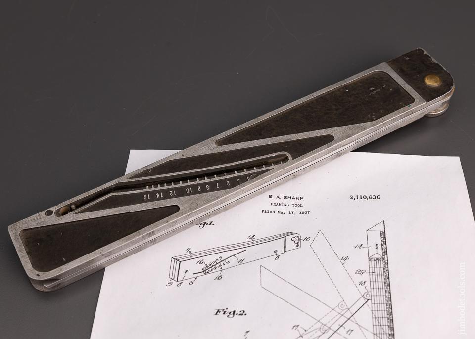 E.A. SHARP Patented Bevel Framing Tool - 101104