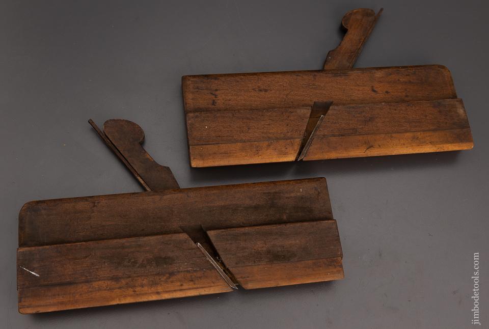 Fine Pair of Snipe Bill Moulding Planes by NELSON Ca. 1750-83 - 101142
