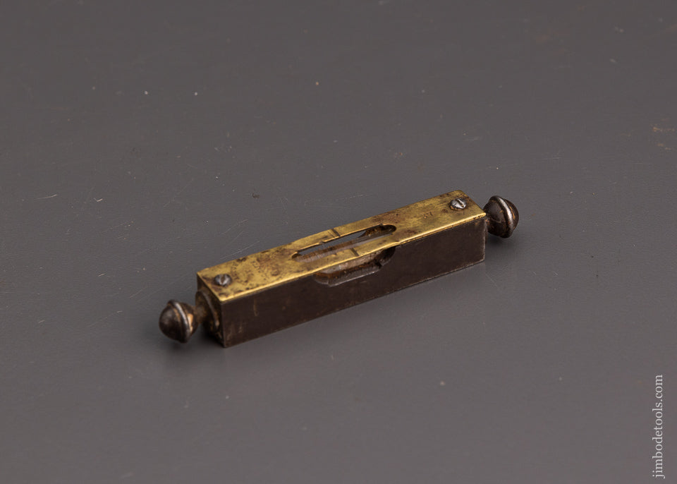 Rare DAVIS No. 37 Pocket Level with Machined Sides - 101154