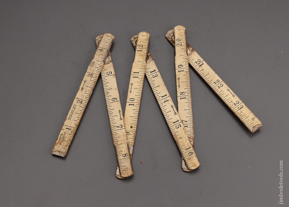 Rare STANLEY No. 02 Zig Zag Rule (Mini 2 Foot) Ca. 1900-35 - 101197