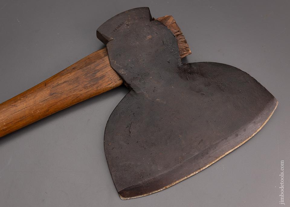Remarkable Hand-Forged Hewing Axe by BARBER & COLLVER - 101228