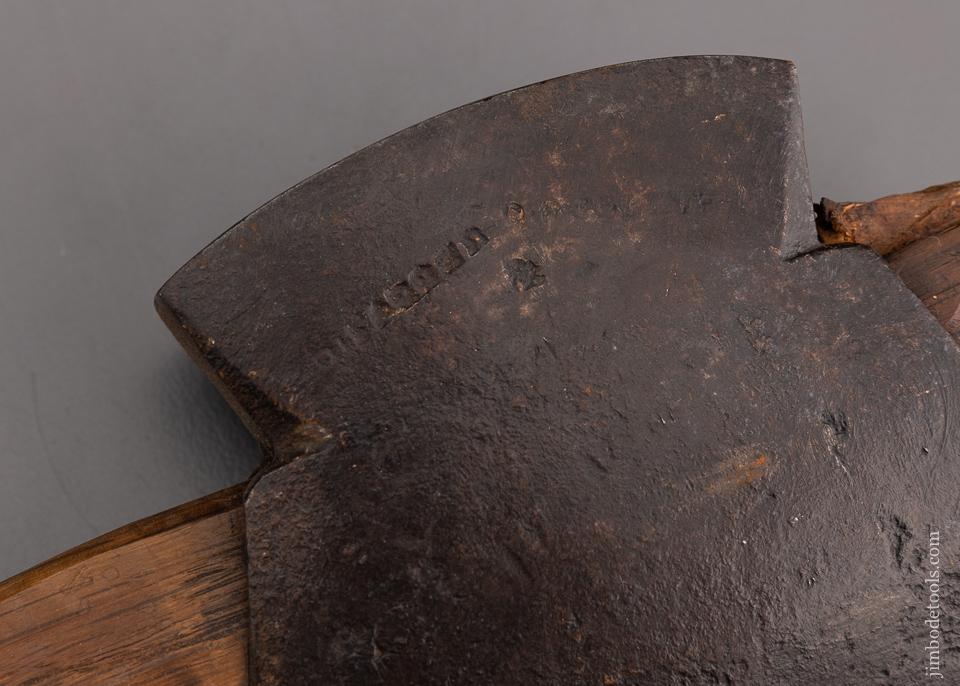 Remarkable Hand-Forged Hewing Axe by BARBER & COLLVER - 101228