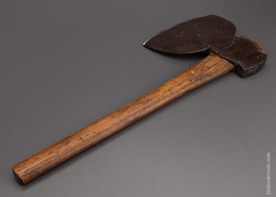 Remarkable Hand-Forged Hewing Axe by BARBER & COLLVER - 101228