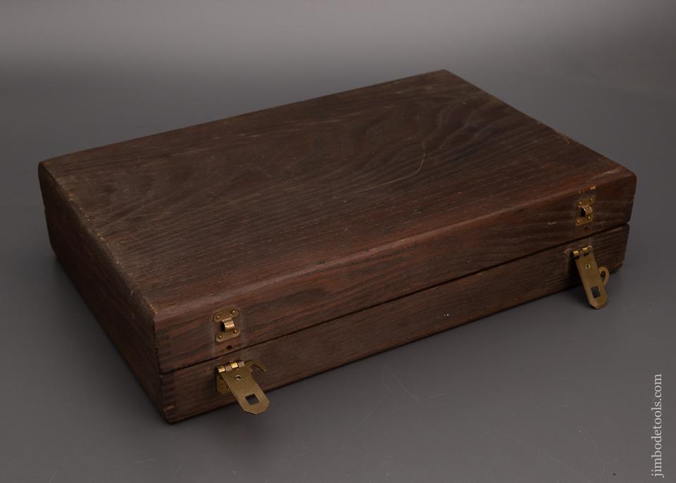 Magnificent Complete Set of 12 C.E. JENNINGS Bevel Edge Socket Firmer Chisels in Original Box - 101233