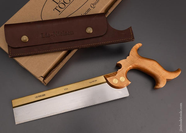 LIE NIELSEN Tapered Dovetail Saw Mint in Box with Sheath - 101285
