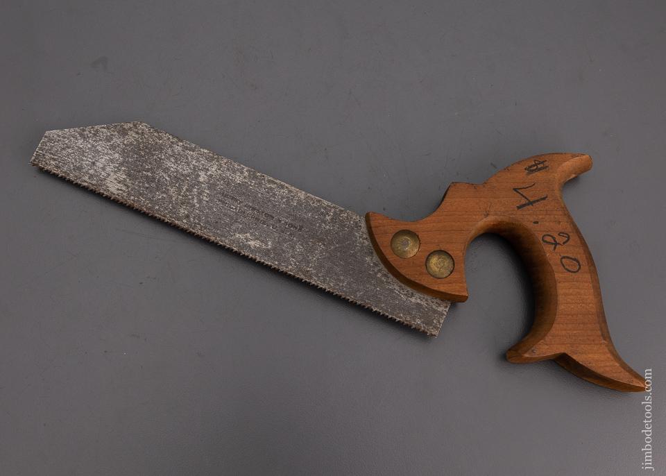 Rare & Unused DISSTON No. 1 Pattern Maker’s Saw - 101304