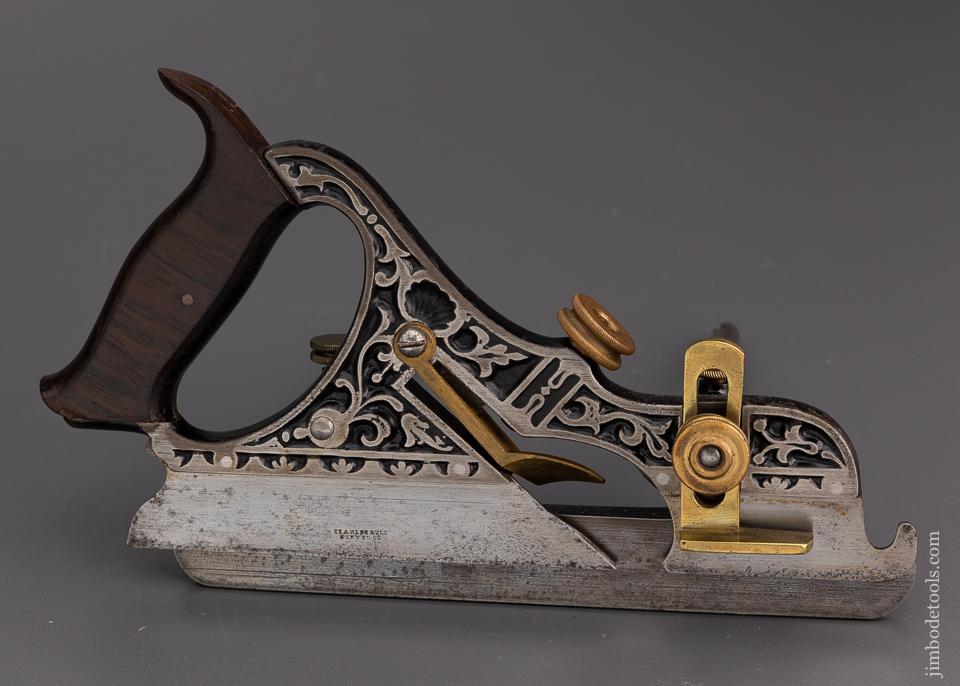 Fantastic STANLEY MILLERS PATENT Ornate Plow Plane - 101327