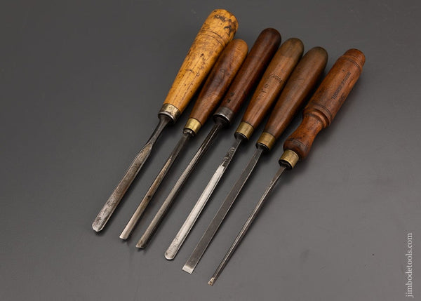 6 BUCK BROS. Chisels & Gouges (Carving) - 101335