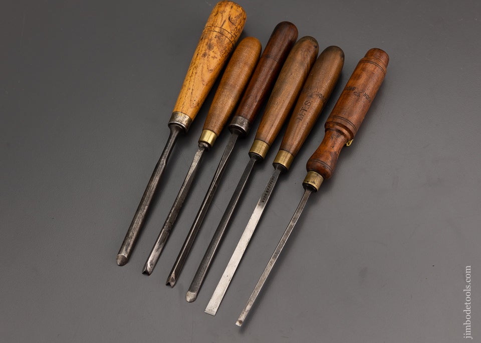 6 BUCK BROS. Chisels & Gouges (Carving) - 101335