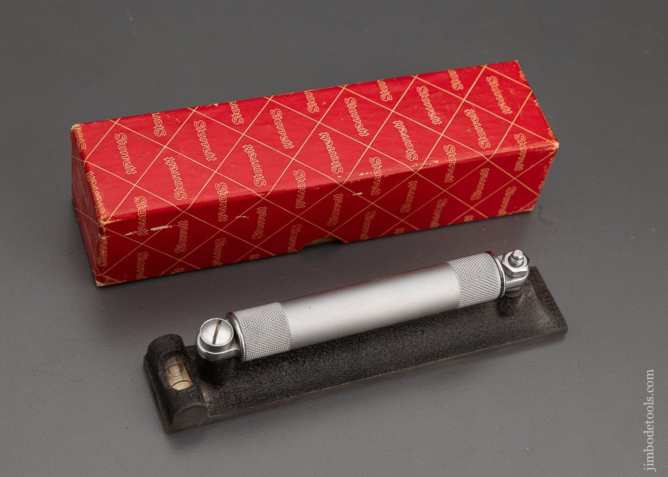 STARRETT No. 97 Six Inch Cross Test Level Mint in Box - 101336