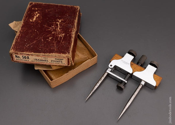 STARRETT No. 50A Trammel Points Mint in Box - 101351