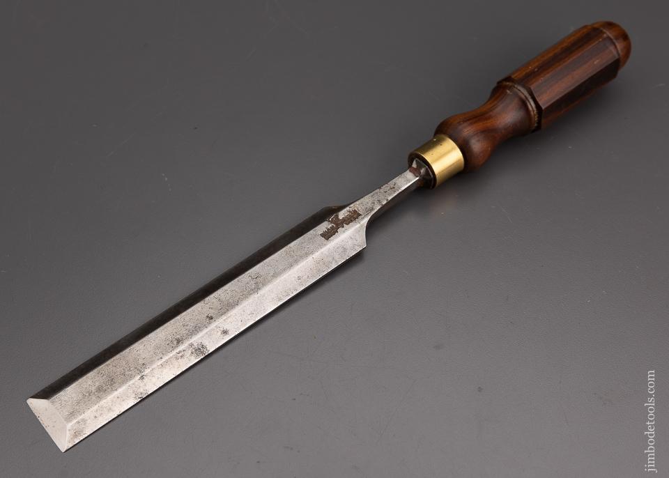 Sweet BUCK BROS. 1 1/4 Inch Long, Thin Paring Chisel 14 1/2 inches Long Rosewood Handle -  101367