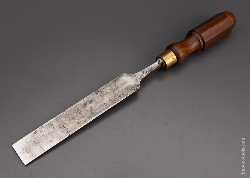 Sweet BUCK BROS. 1 1/4 Inch Long, Thin Paring Chisel 14 1/2 inches Long Rosewood Handle -  101367