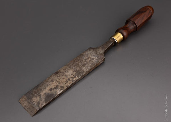 Monster BUCK BROS. 2 x 16 3/4 Inch Heavy Tang Chisel Rosewood Handle -  101369
