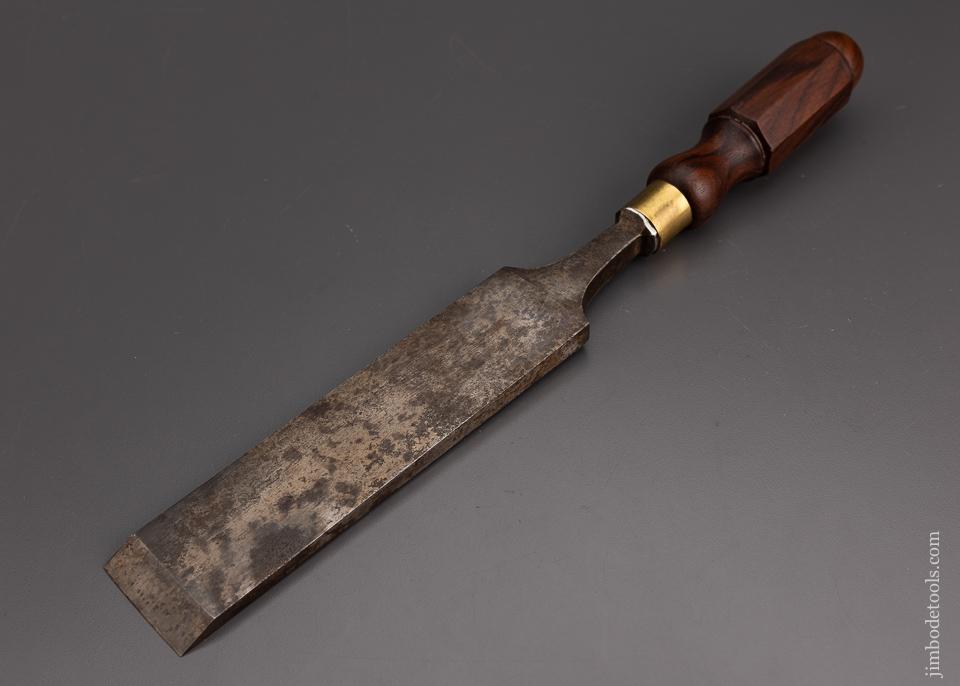 1 1/2 x 16 Long, Thin Paring Chisel E.A. BELL & SON SHEFFIELD Rosewood Handle - 101368