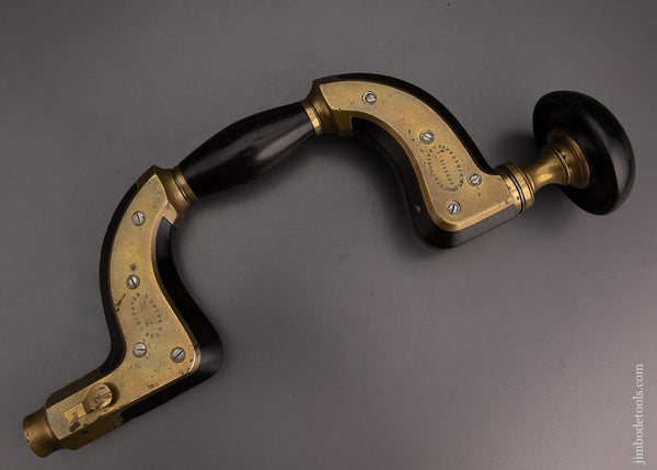 Crisp, Fine Brass & Ebony ULTIMATUM Brace by MARSDEN BROS. - 101377
