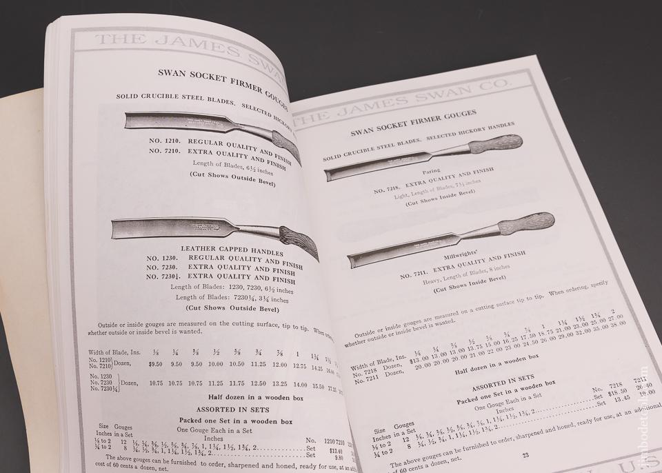 BOOK REPRINT: Premium Mechanics' Tools by The James Swan Company - 101391