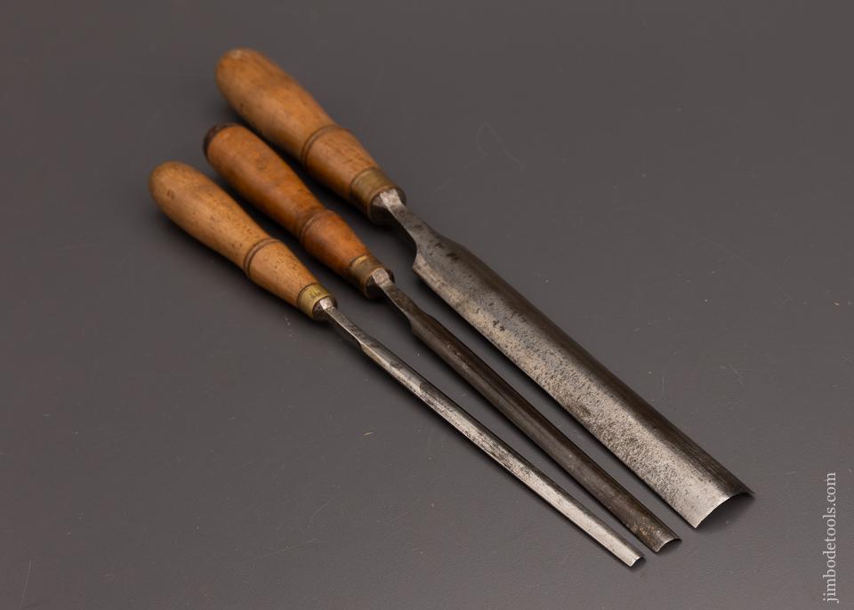 3 BUCK BROS. Tang Paring Gouges - 101411