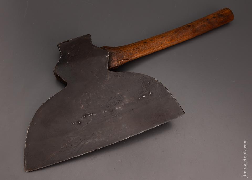 Great Single Bevel Offset Hewing Axe Broad Axe WM. BEATTY & SON Chester, PA - 101443