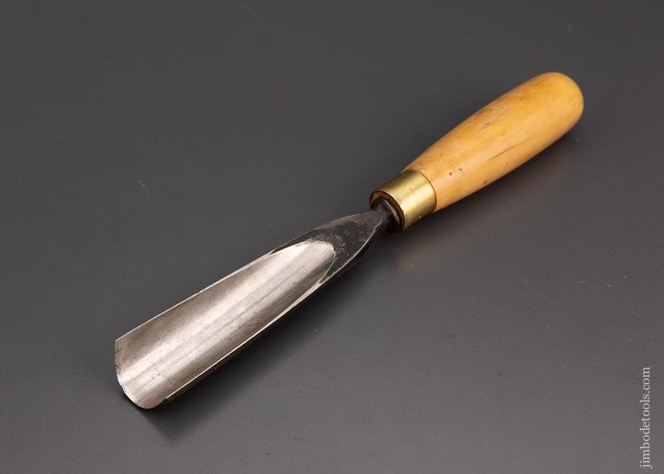 Big, Wide 1 1/4 Inch DASTRA Carving Chisel with Boxwood Handle #11 Sweep - 101466