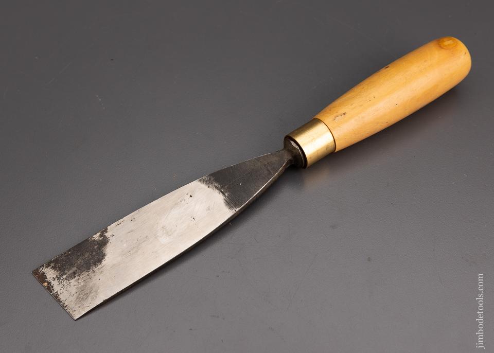 Big, Wide 1 1/2 Inch ADDIS Carving Chisel with Boxwood Handle #2 Sweep - 101468