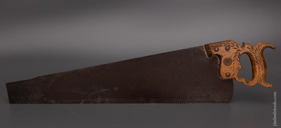 Nice DISSTON No. 12 LONDON SPRING Hand Saw - 101477