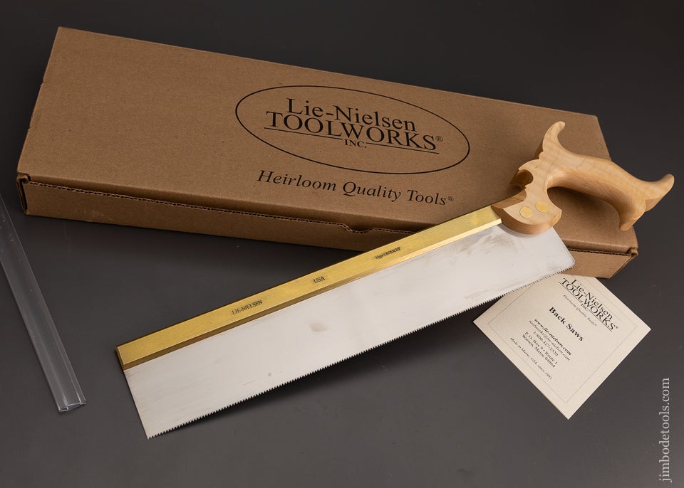 LIE NIELSEN 14 Inch Carcass Saw Mint in Box - 101527