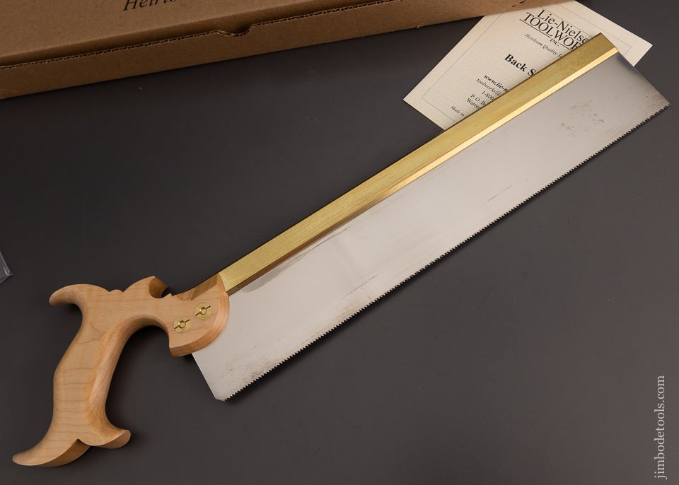 LIE NIELSEN 14 Inch Carcass Saw Mint in Box - 101527