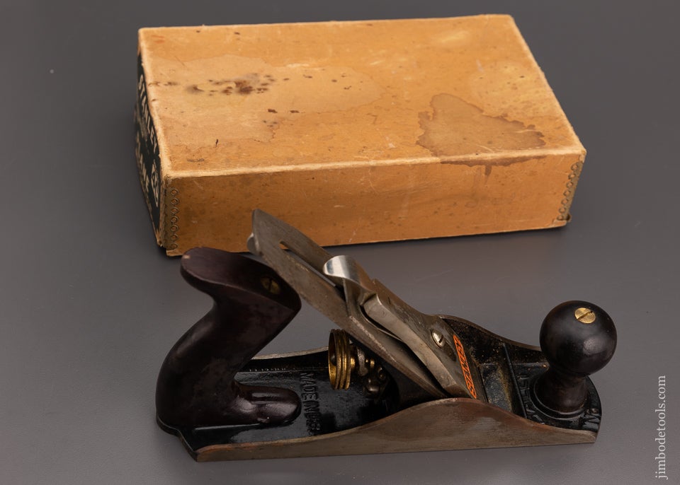 STANLEY No. 4C Smooth Plane Near Mint in Box - 101543