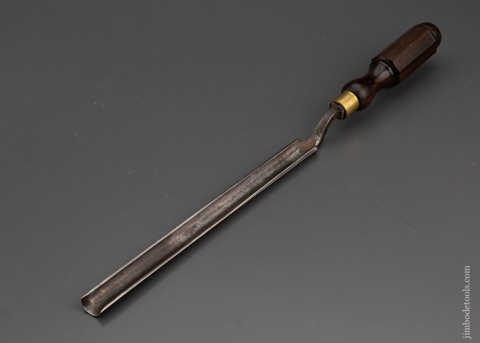 7/8 x 17 3/8 Inch Crank Neck Paring Gouge D.R. BRTON - 101584 – Jim ...