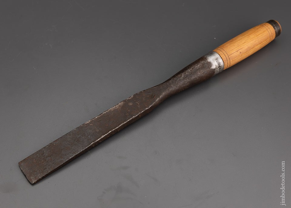 1 3/8 x 17 1/2 Inch Hand Forged Heavy Framing Chisel T BENJAMIN DAYTON, OHIO - 101586