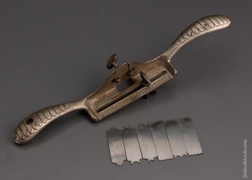 STANLEY No. 66 Spoke Shave w/ 6 Cutters, Fence - 101593