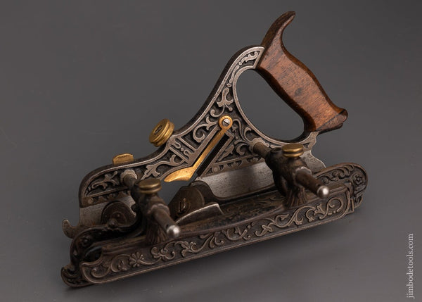 Gorgeous STANLEY MILLERS PATENT No. 41 Ornate Plow & Filletster Plane - 101626