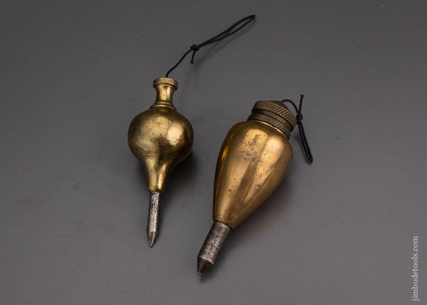 2 Brass Plumb Bobs - 101641
