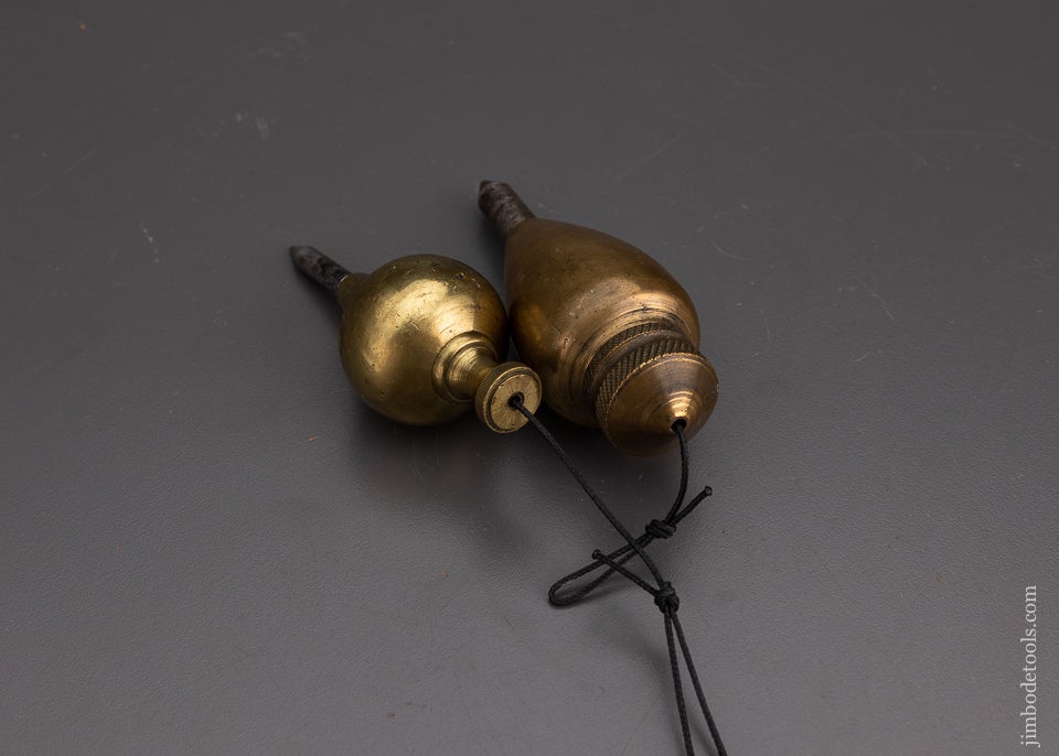 2 Brass Plumb Bobs - 101641