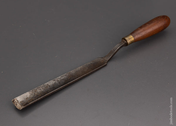 1 x 12 1/2 Inch Crank Neck Paring Gouge BUCK - 101679