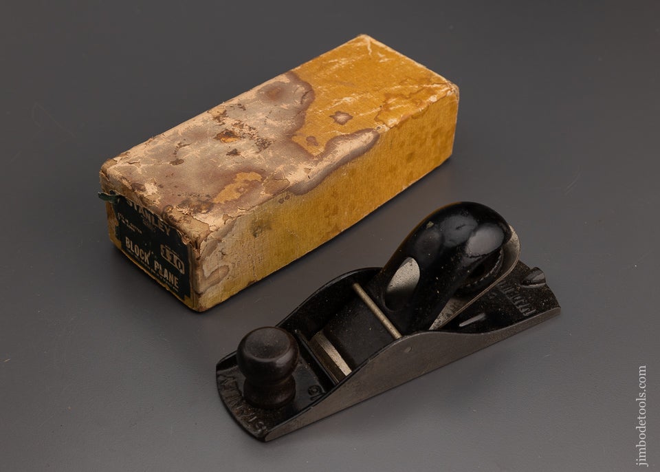 STANLEY No. 110 Block Plane Near Mint in Box - 101687